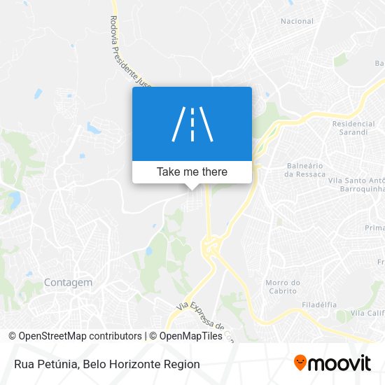 Rua Petúnia map