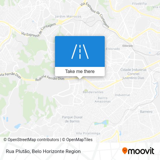 Rua Plutão map