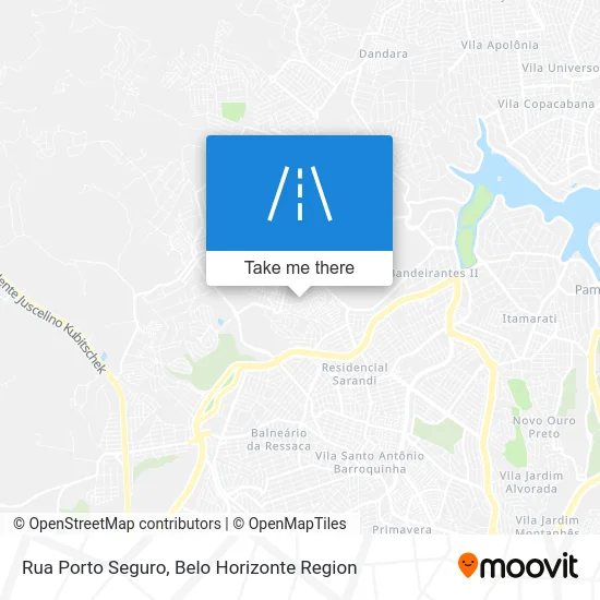 Rua Porto Seguro map