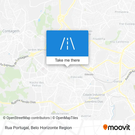 Rua Portugal map