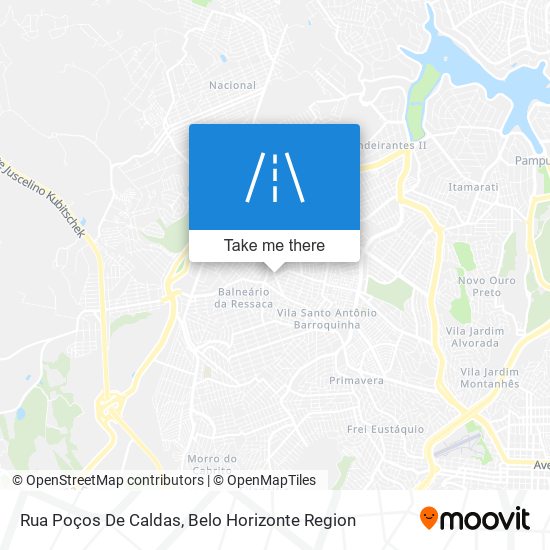 Rua Poços De Caldas map