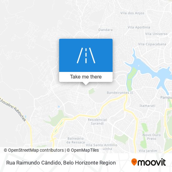 Mapa Rua Raimundo Cândido