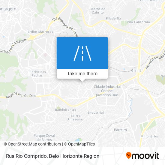 Rua Rio Comprido map