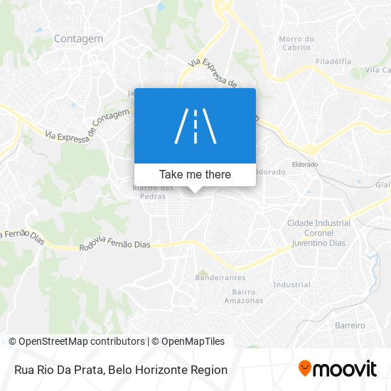 Rua Rio Da Prata map