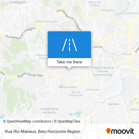 Rua Rio Manaus map