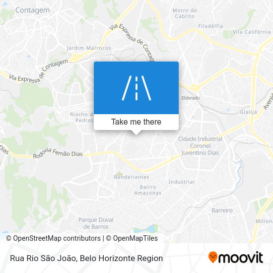 Rua Rio São João map
