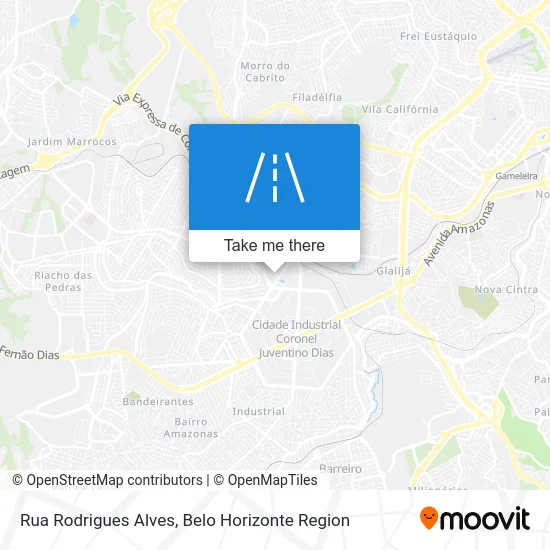 Rua Rodrigues Alves map