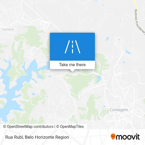 Rua Rubi map