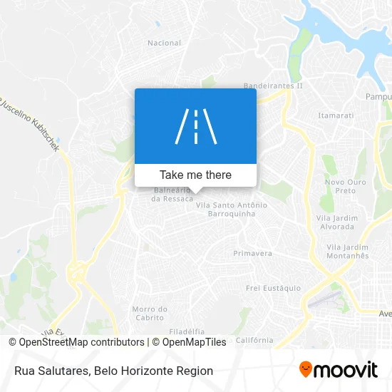 Rua Salutares map