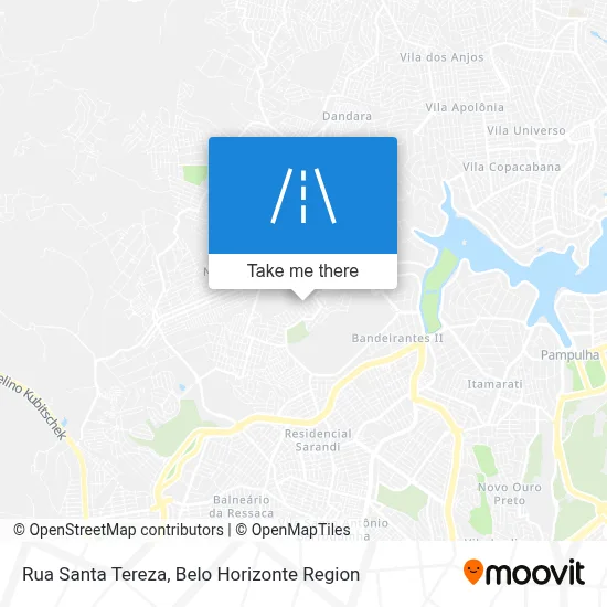 Rua Santa Tereza map