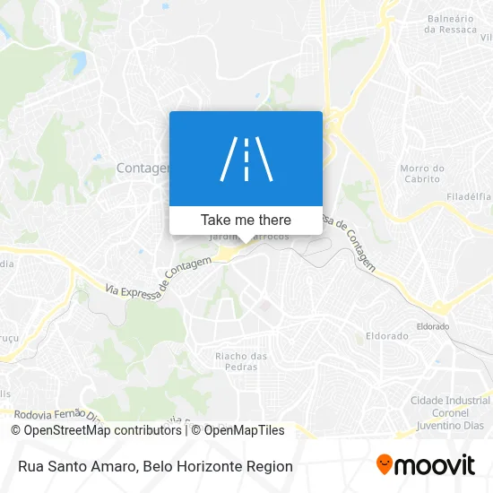Rua Santo Amaro map