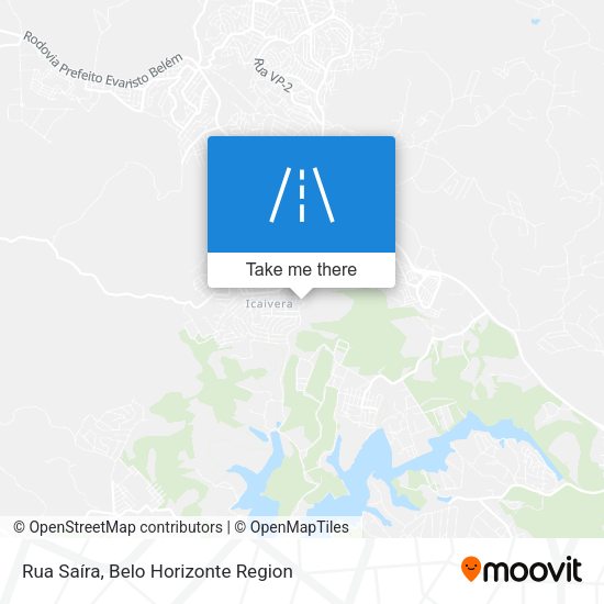 Rua Saíra map