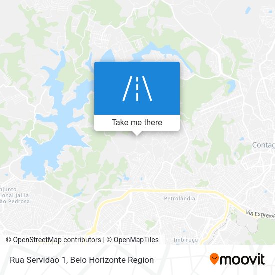 Rua Servidão 1 map