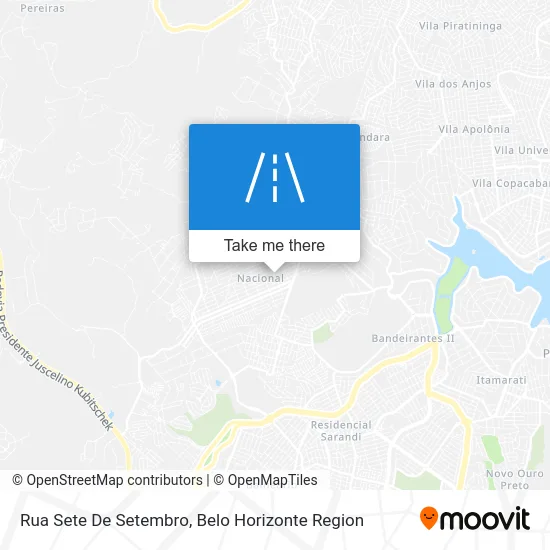 Rua Sete De Setembro map
