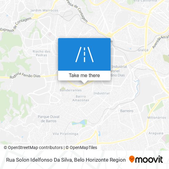 Rua Solon Idelfonso Da Silva map