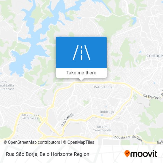 Rua São Borja map