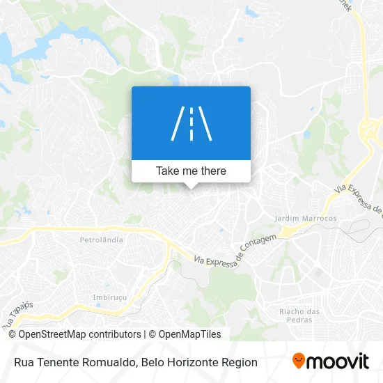 Rua Tenente Romualdo map