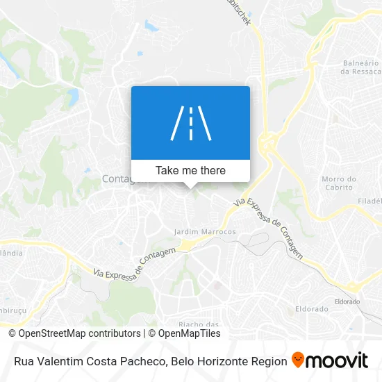 Rua Valentim Costa Pacheco map