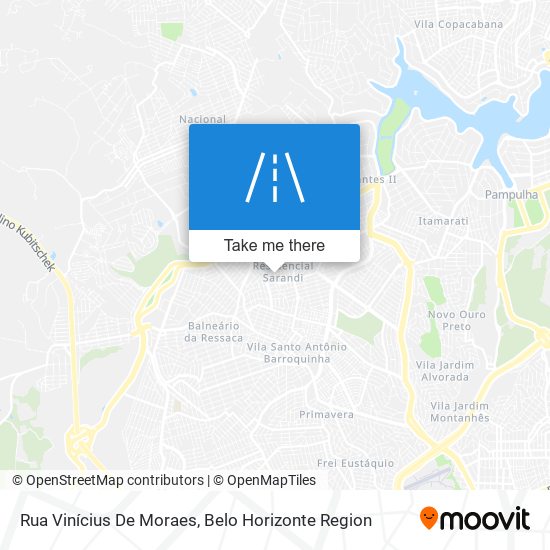 Mapa Rua Vinícius De Moraes