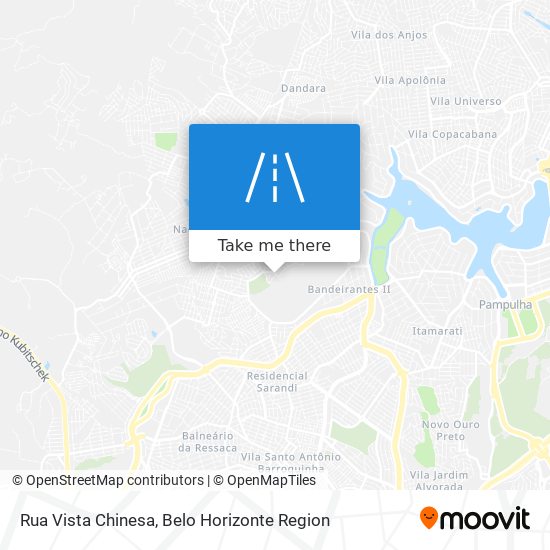 Mapa Rua Vista Chinesa