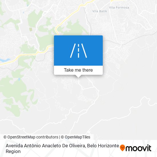 Avenida Antônio Anacleto De Oliveira map