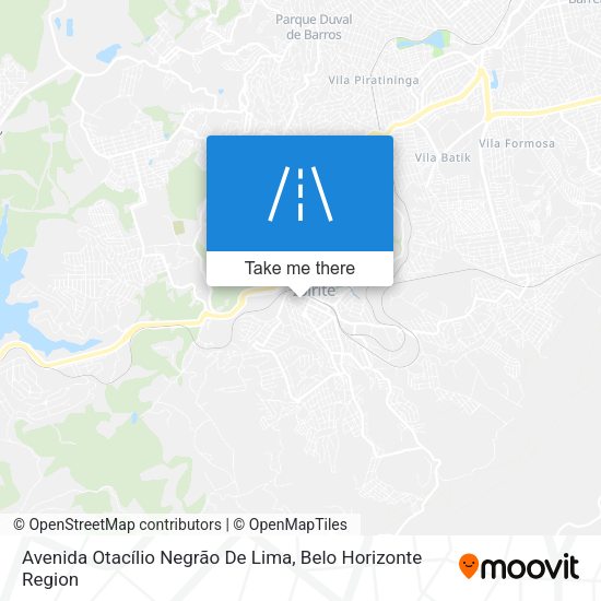 Avenida Otacílio Negrão De Lima map
