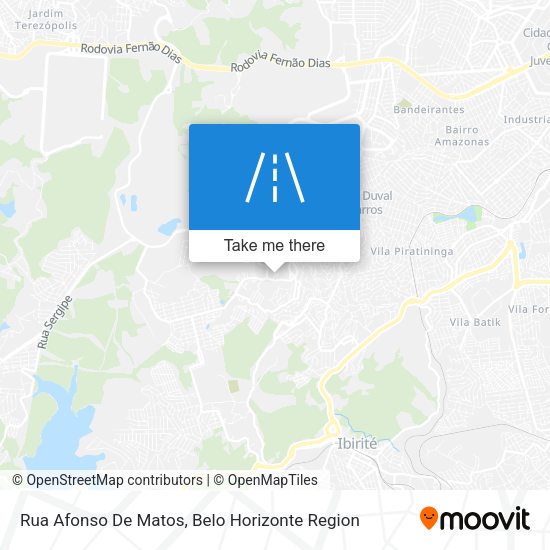 Rua Afonso De Matos map