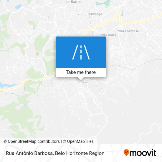 Rua Antônio Barbosa map