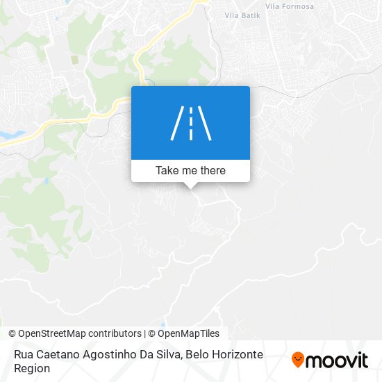 Mapa Rua Caetano Agostinho Da Silva