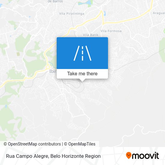 Rua Campo Alegre map