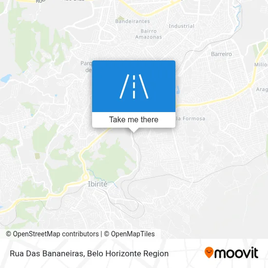 Rua Das Bananeiras map