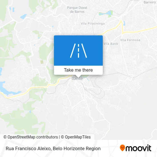 Rua Francisco Aleixo map