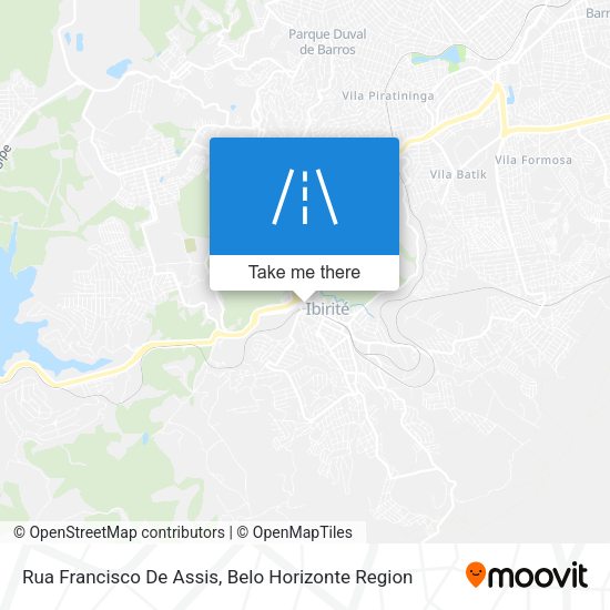 Rua Francisco De Assis map