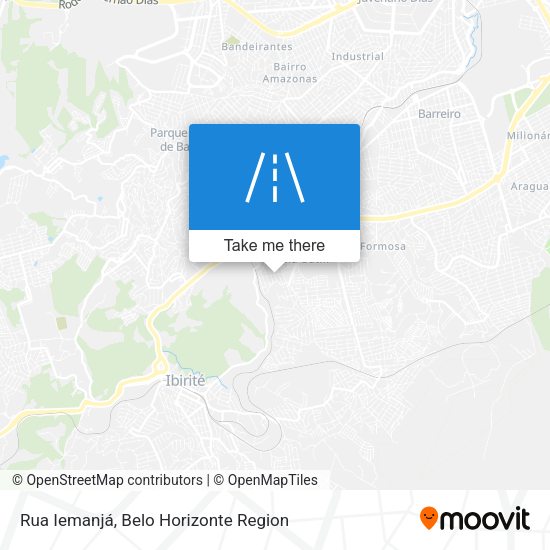 Rua Iemanjá map