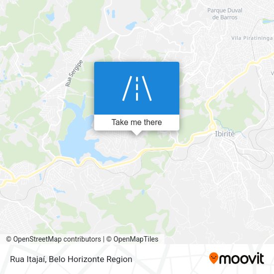 Rua Itajaí map
