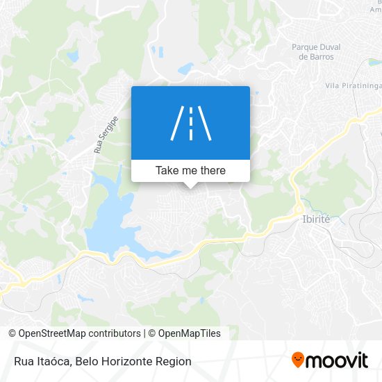 Rua Itaóca map