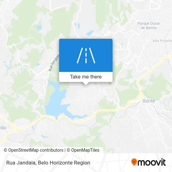 Rua Jandaia map