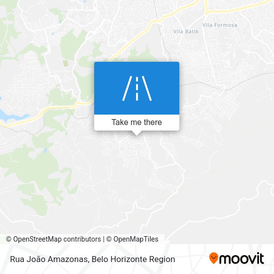 Rua João Amazonas map