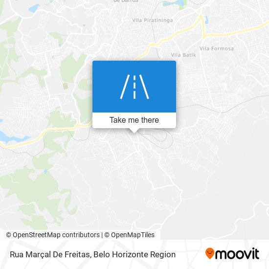 Mapa Rua Marçal De Freitas