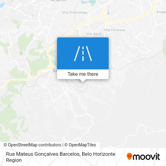 Rua Mateus Gonçalves Barcelos map