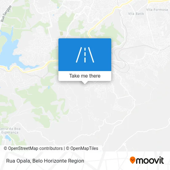 Rua Opala map