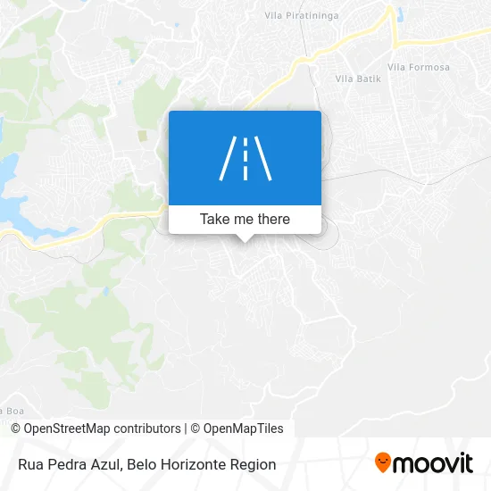 Rua Pedra Azul map