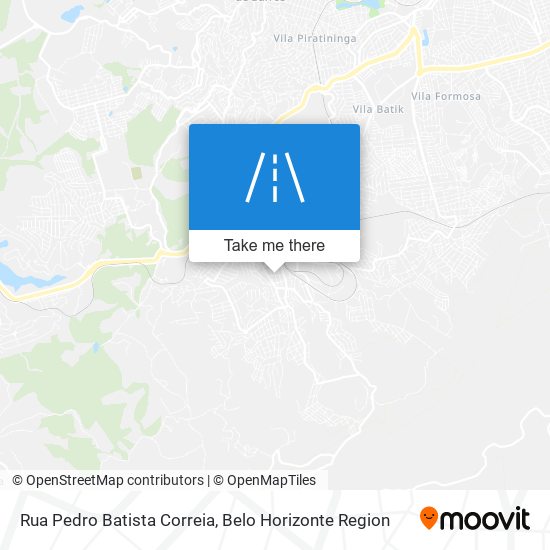 Mapa Rua Pedro Batista Correia