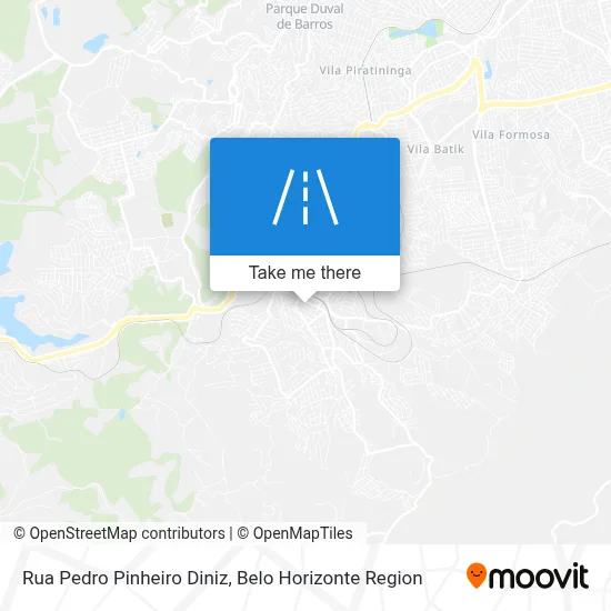 Rua Pedro Pinheiro Diniz map