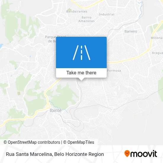 Rua Santa Marcelina map