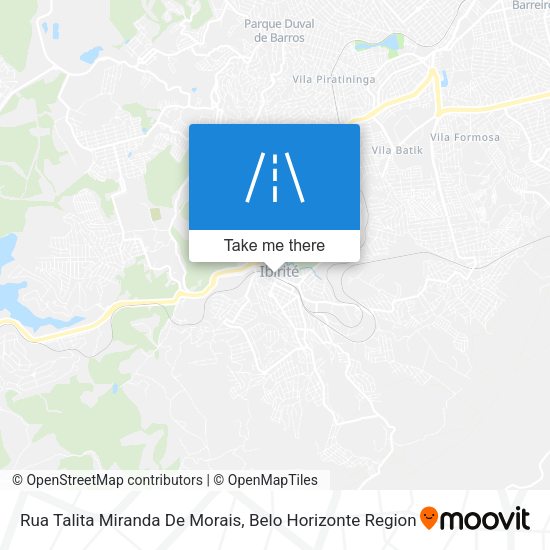 Rua Talita Miranda De Morais map