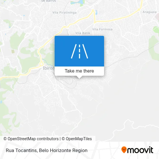 Rua Tocantins map