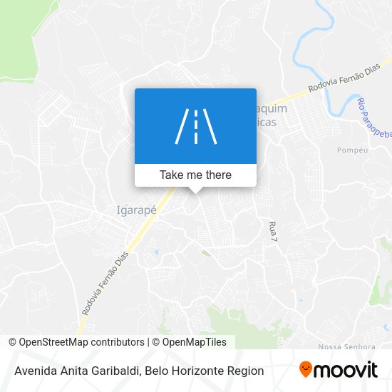 Avenida Anita Garibaldi map