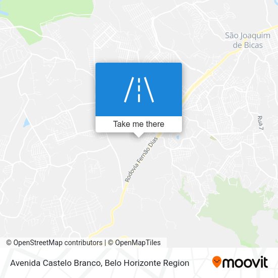 Avenida Castelo Branco map