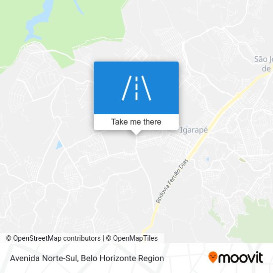 Avenida Norte-Sul map